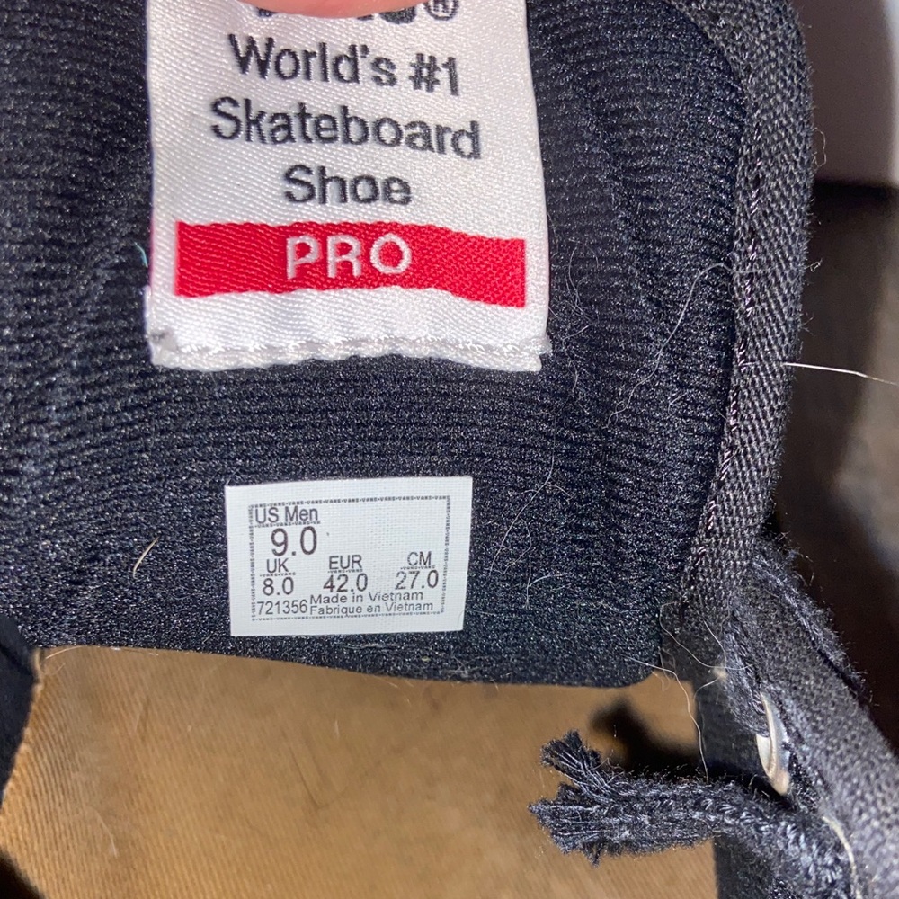 Men's black vans - Picture 6 of 7